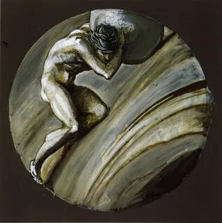 2. Edward Coley Burne-Jones Sisyphus c.1870, tempera on pape