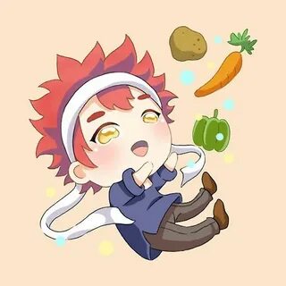 Food Wars! Yukihira Chibi' Sticker by xiaokoong in 2020 Chib