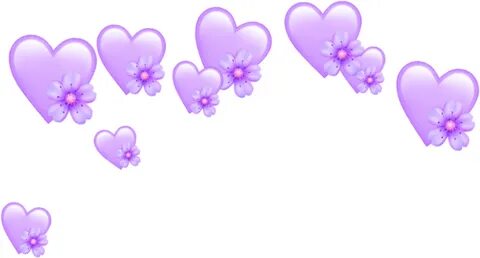 Png Transparent Emoji Heart Crown / Aesthetic Heart Emoji Cr