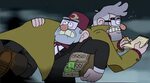 Grunkle Stan running with Ford Gravity Falls Know Your Meme