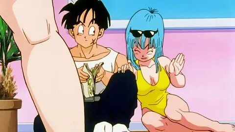 Goku don't want to see bulmas saggy boobs