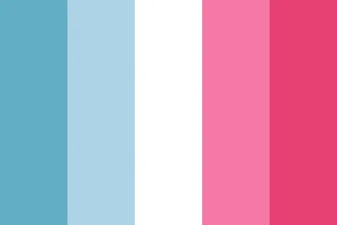 Blue and pink Color Palette
