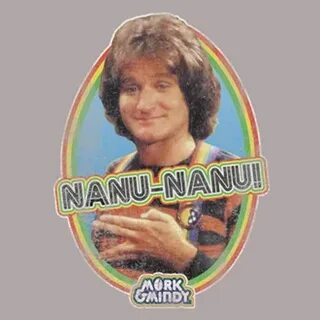 Nanu Nanu GodsAngels Mork & mindy, Robin williams, 80s tees