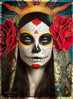 Día De Los Muertos - Honestly WTF Dead makeup, Sugar skull m