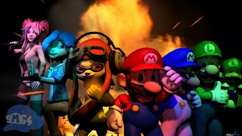 "SMG4's Majoric Crew", a cruelly unofficial SFM Poster but j
