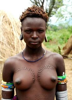 Племя, африканских, девочки, негритянки, сиськами, женщин, Намибии, большим...