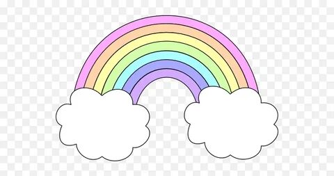 Pastel Rainbow Cartoon Png Image - Unicorn Pastel Rainbow Cl