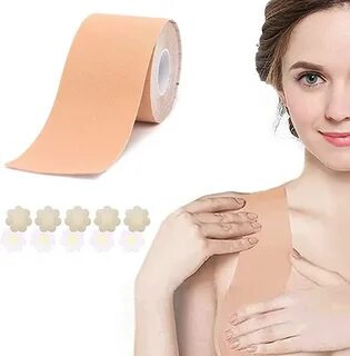 Breast Lift Tape Self Adhesive Bra Push up Tape Backless Strapless Breast L...