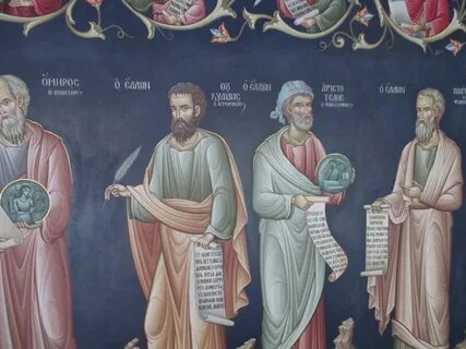 Byzantine Orthodox Art в Твиттере: "Poet Homer, Historian Th