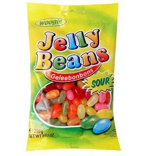 Woogie Жевательные конфеты "Jelly Beans SOUR" 250г, цена 202