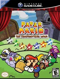 Paper Mario: The Thousand-Year Door GameCube Box Art Cover b