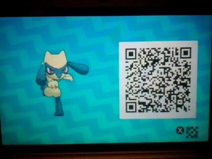 My cousin caught a Shiny Riolu, then, I scanned the QR Code!