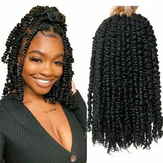 6 Packs Pre-twisted Passion Twist Crochet 12 Inch Ombre Hair