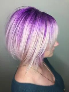 Found on Bing from www.pinterest.ca Hair styles, Purple blon