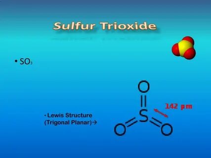 Sulfur Trioxide Lewis Structure