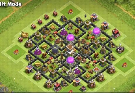 Clash Of Clan Rathaus 8 Base