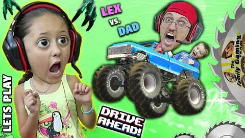 MONSTER TRUCKS ON MY HEAD! Duddy vs. Lex! Lets Play DRIVE AH