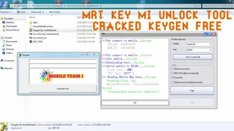 MRT KEY Mi Unlock Tool (unlock Account Edl mode) Cracked Free Download Free ...