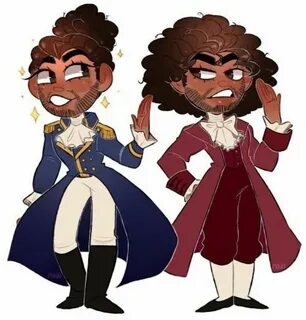 Thomas Jefferson Marquis de Lafayette Hamilton fanart, Hamil