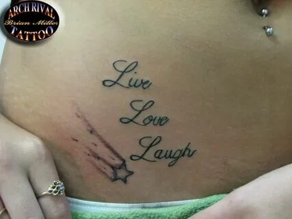 Live Love Laugh Word tattoos, Simple word tattoos, Tattoos