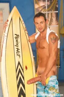 Surfer gay Mike stripping and showing gigantic pecker - 16 P