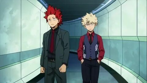 Kirishima and Bakugou in suit and tie ! Boku no Hero Academi