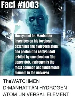 Fact #1003 the Symbol Dr Manhattan Inscribes on His Forehead