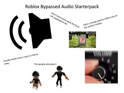 Roblox Bypassed Audio Starterpack /r/starterpacks Starter Pa