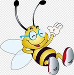Honey bee Insect Worker bee, bee, insects, cartoon png PNGEg