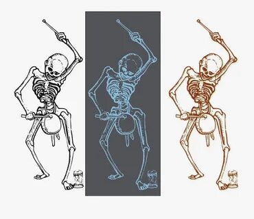 Clipart - Dance Of Death Skeleton , Free Transparent Clipart