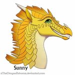 WoF H-a-D Day 5 - Sunny by xTheDragonRebornx Wings of fire, 