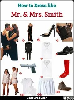 Mr. and Mrs. Smith Costume for Cosplay & Halloween 2022