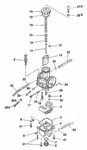 Keihin FCR Carburetor Diagram Part 34 O-Ring Pilot Screw Mot
