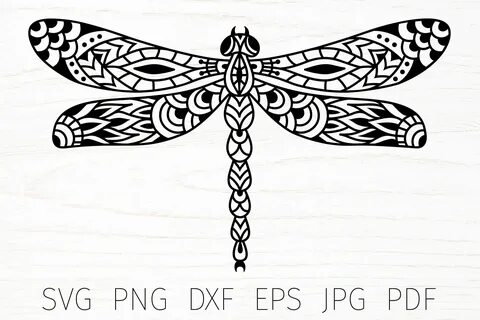 Free 266 Dragonfly Layered Mandala Svg SVG PNG EPS DXF File