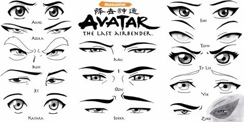 Eye Set - Avatar the Last Airbender Avatar the last airbende