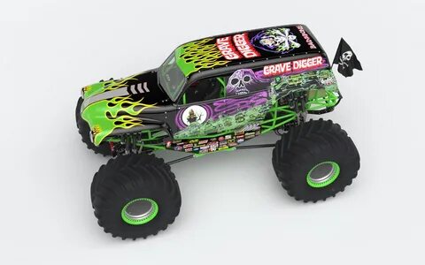 Grave Digger Monster Truck - 3D Model by SQUIR