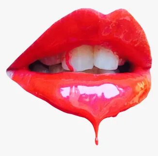 Vector Lips Drip - Png Lip Dripping Transparent, Png Downloa