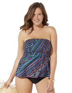 Swimsuits for All - Swimsuits For All Women's Plus Size Smoc