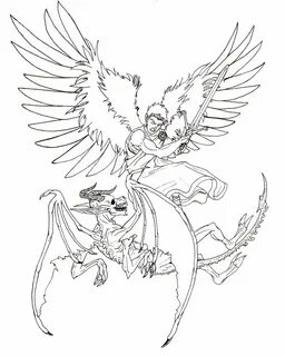 Angel Vs Demon Drawing at GetDrawings Free download