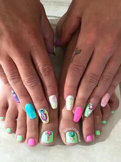 Matching nails Nail art, Pretty toes, Nails