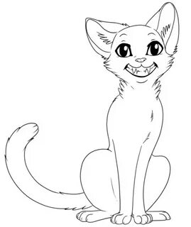 Рисунки котов и кошек для срисовки (50 фото) * Прикольные ка