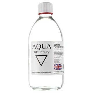 AQUA LABORATORY Pure Steam Distilled Water (1X 500ml in GLAS