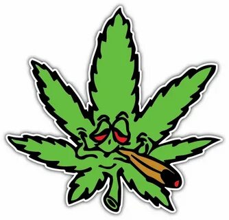 Logo Weed Vinyl Stickers