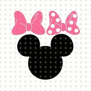 Minnie Mouse Bow SVG / Minnie mouse head SVG / Minnie Mouse 