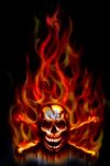 Flaming Skulls Wallpapers - Wallpaper Cave