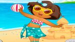 DORA THE EXPLORER - Dora's vacation Beach Dress up 2 Dora Ga