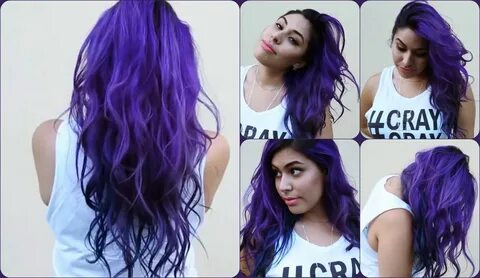 Tiffy/IhasCupQuake's Purple Hair ✶ #Hairstyle #Colorful_Hair