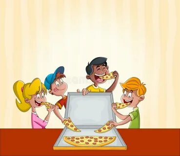 Cartoon pepperoni pizza stock vector. Illustration of pepper