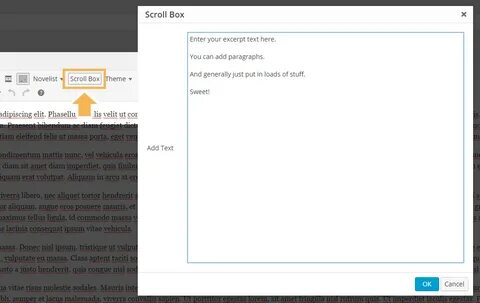 How to Create a Scrolling Text Box for Large Chunks of Text 