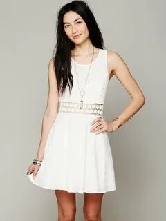 Free People "Fitted With Daisies Dress" online sales